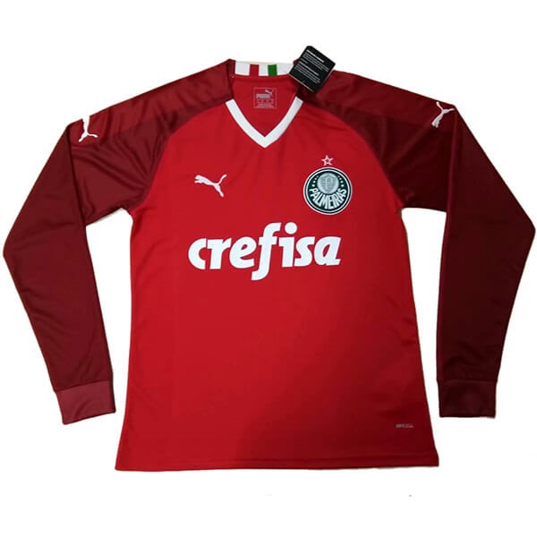 Camiseta Palmeiras Tercera ML Portero 2019-2020 Rojo